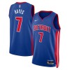 Dres Detroit Pistons Killian Hayes 7 Nike 2022-23 Icon Edition Plava Swingman